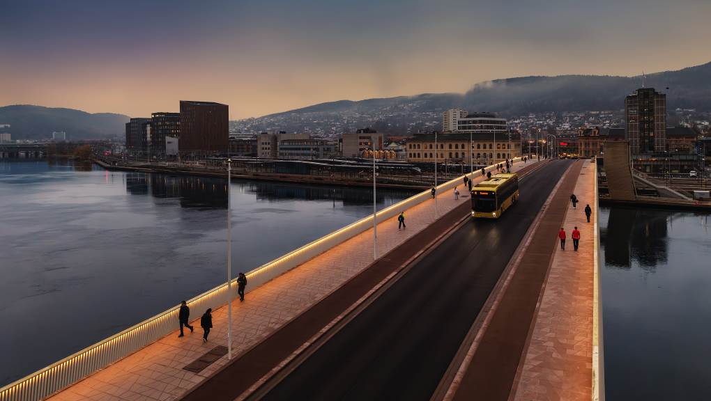 Elevated view at dusk. Copyright: Nadia Frantsen, 2026.