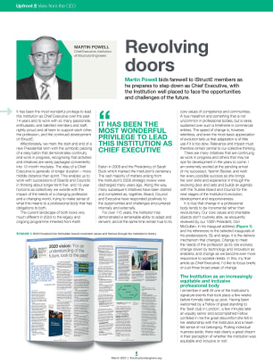 View from the CEO: Revolving doors