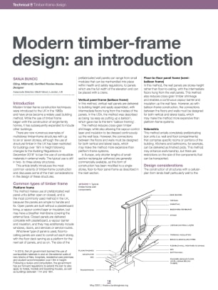 Modern timber-frame design: an introduction