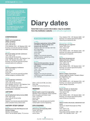 Diary dates (May 2025)