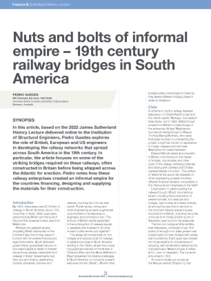 Nuts and bolts of informal empire – 19th century railway bridges in South America