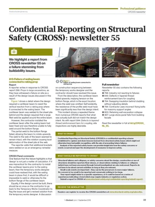 Confidential Reporting on Structural Safety: newsletter 55