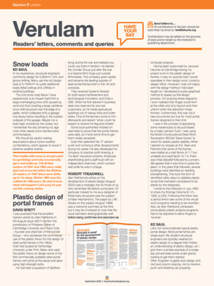 Verulam (readers' letters – September 2022)