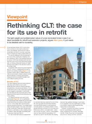 Viewpoint: Rethinking CLT: the case for its use in retrofit