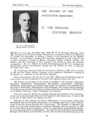 The History of the Institution Branches IV. The Midland Counties Branch