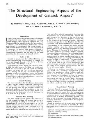 The Structural Engineering Aspects of the Development of Gatwick Airport 