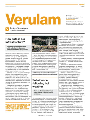 Verulam (readers' letters – October 2018)