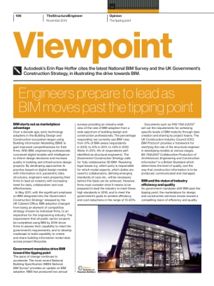 Viewpoint: Engineers prepare to lead as BIM moves past the tipping point