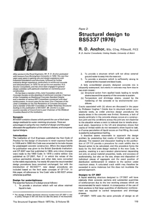 Structural Design to BS5337 (1976)