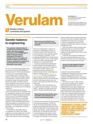 Verulam (readers' letters - April 2019)