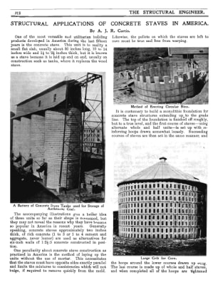 Structural Applications of Concrete Staves in America