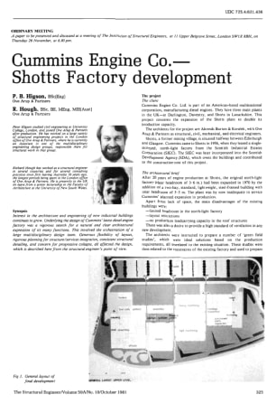 Cummins Engine Co.- Shotts Factory Development