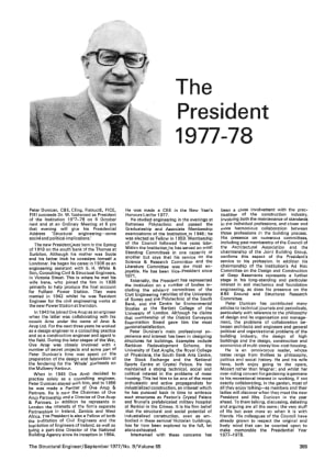 The President 1977-78