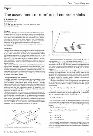 The Assessment of Reinforced Concrete Slabs