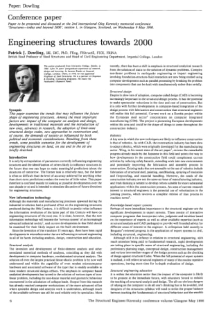 Engineering Structures Towards 2000