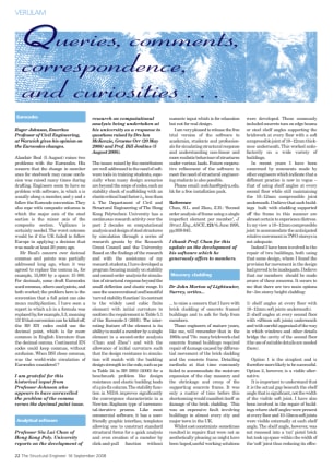Queries, comments, correspondence and curiosities