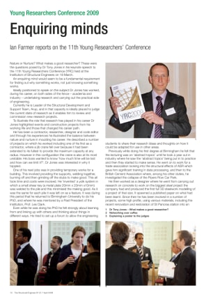 Young Researchers Conference report and winners
