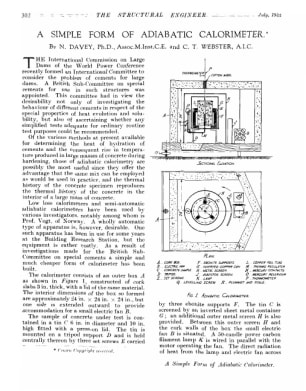 A Simple Form of Adiabatic Calorimeter