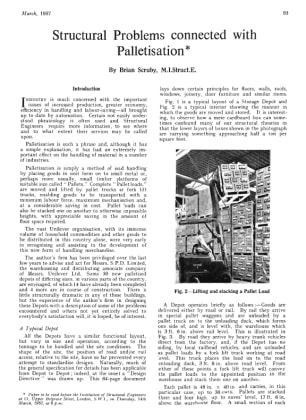 Structural Problems connected with Palletisation 