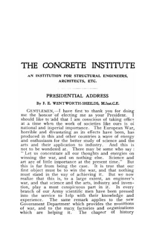 Presidential Address