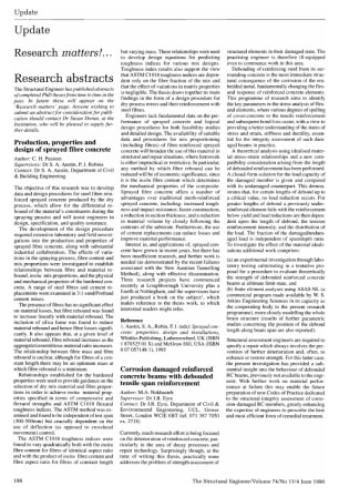 Update. Research Matters!..