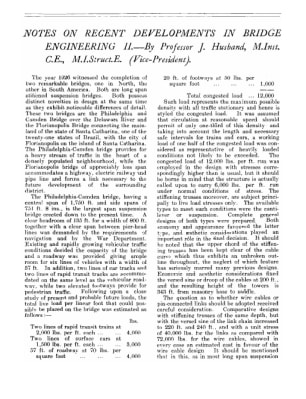 NOTES ON RECENT DEVELOPMENTS IN BRIDGE ENGINEERING - II