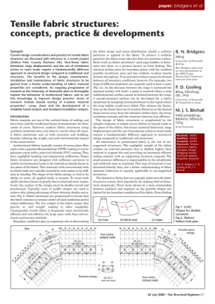 Tensile fabric structures: concepts, practice and developments