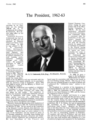The President, 1962-63