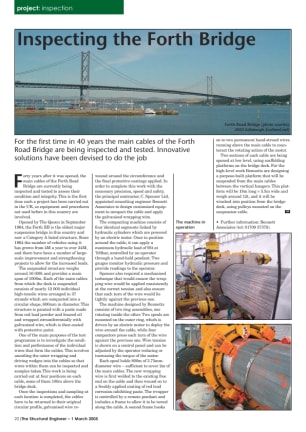 Inspecting the Forth Bridge