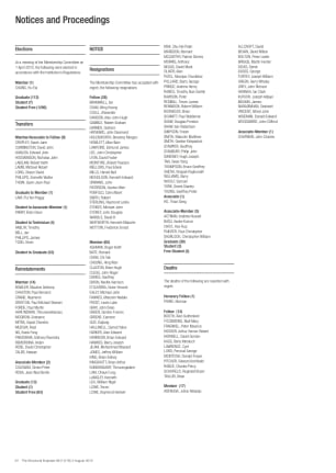 Notices and Proceedings