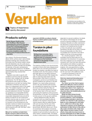 Verulam (readers' letters – May 2013)