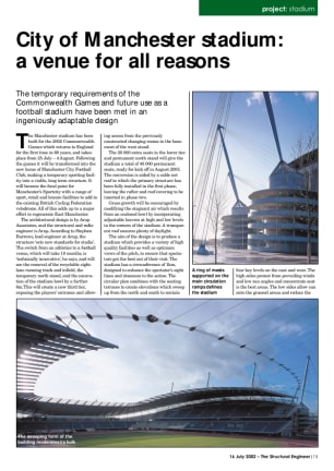 City of Manchester stadium: avenue for all reasons