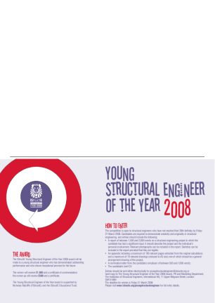 Young Structural Engineer of the Year 2008 Award