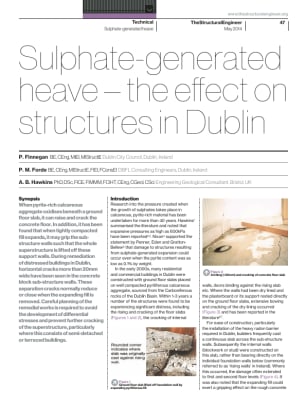 Sulphate-generated heave – the effect on structures in Dublin
