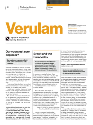 Verulam (readers' letters - November 2016)