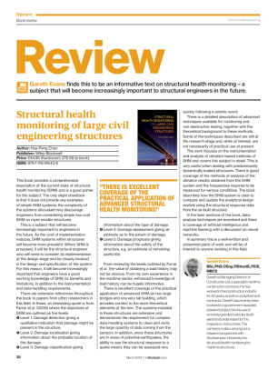 Book review: Structural health monitoring of large civil engineering structures