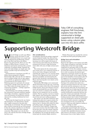 Supporting Westcroft Bridge