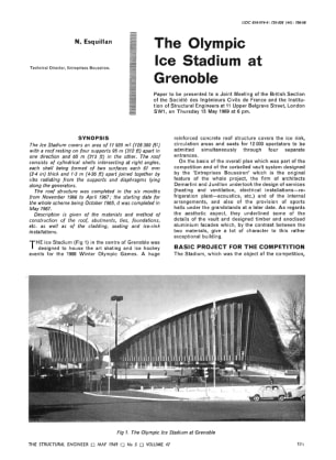 The Olympic Ice Stadium at Grenoble