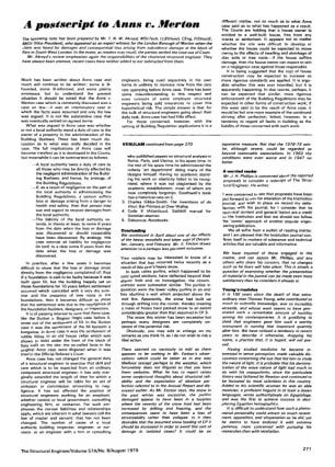 A Postscript to Anns v. Herton