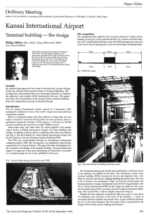 Kansai International Airport Terminal Building - the Design
