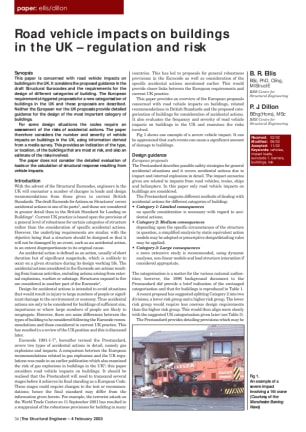 Road vehicle impacts on buildings in the UK - regulation and risk