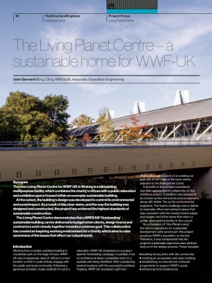 The Living Planet Centre – a sustainable home for WWF-UK