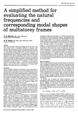 A Simplified Method for Evaluating the Natural Frequencies and Corresponding Modal Shapes of Multist