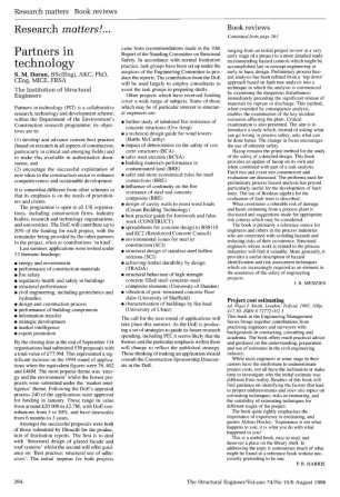 Research Matters!... Partners in Technology