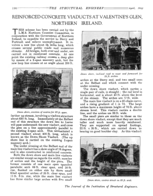 Reinforced Concrete Viaducts at Valentine's Glen, Northern Ireland