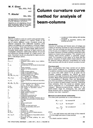 Column Curvature Curve Method for Analysis of Beam-columns