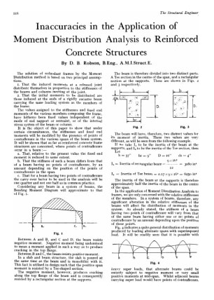 Inaccuracies of the Application Moment Distribution Analysis to Reinforced Concrete Structures