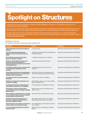 Spotlight on Structures (September 2018)