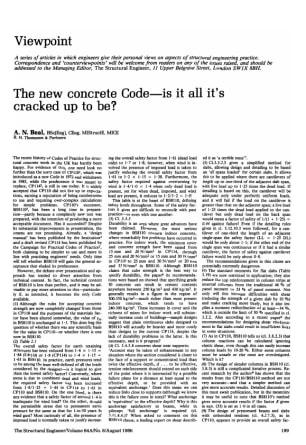 The New Concrete Code - is it all it's Cracked up to be?