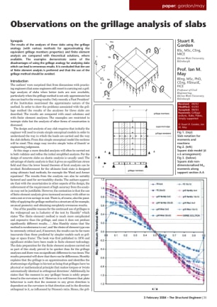 Observations on the grillage analysis of slabs
